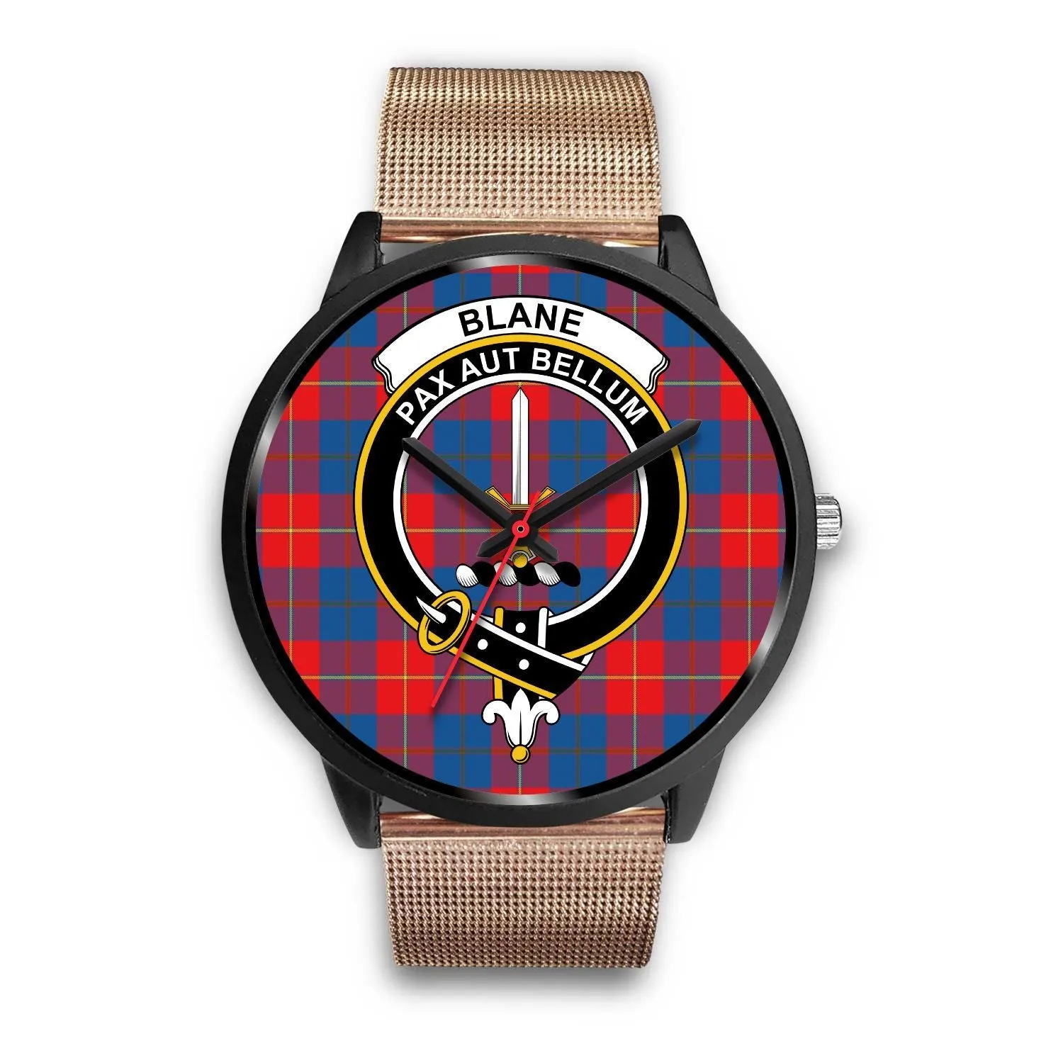 Blane Clan Badge Tartan Black Watch