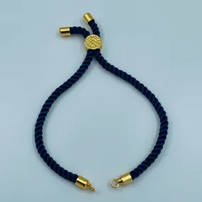 Blue Gold Thread Adjustable Extender Accessory For Diy 9" Bracelet For Women Girls