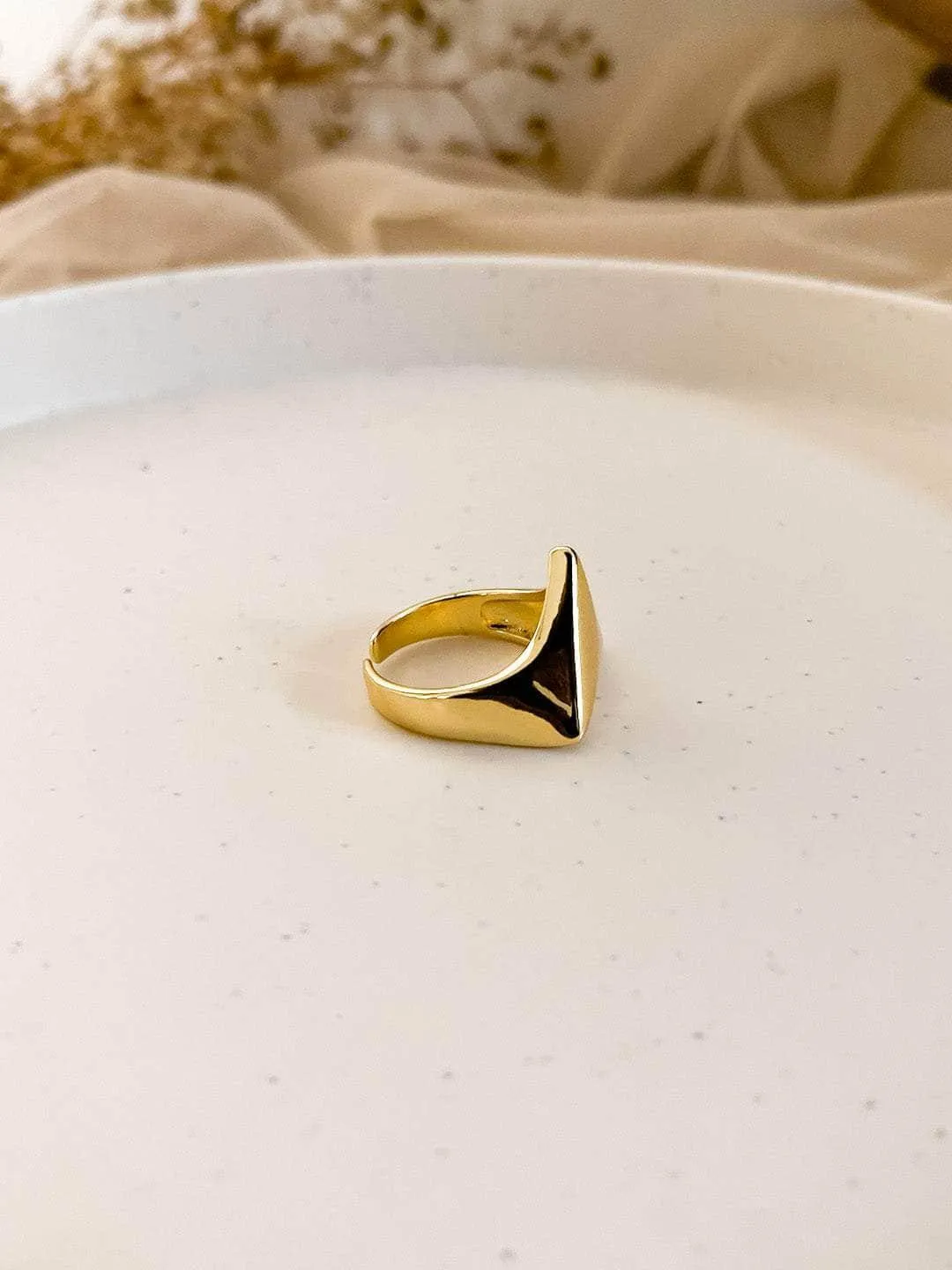 Boho Triangle Ring