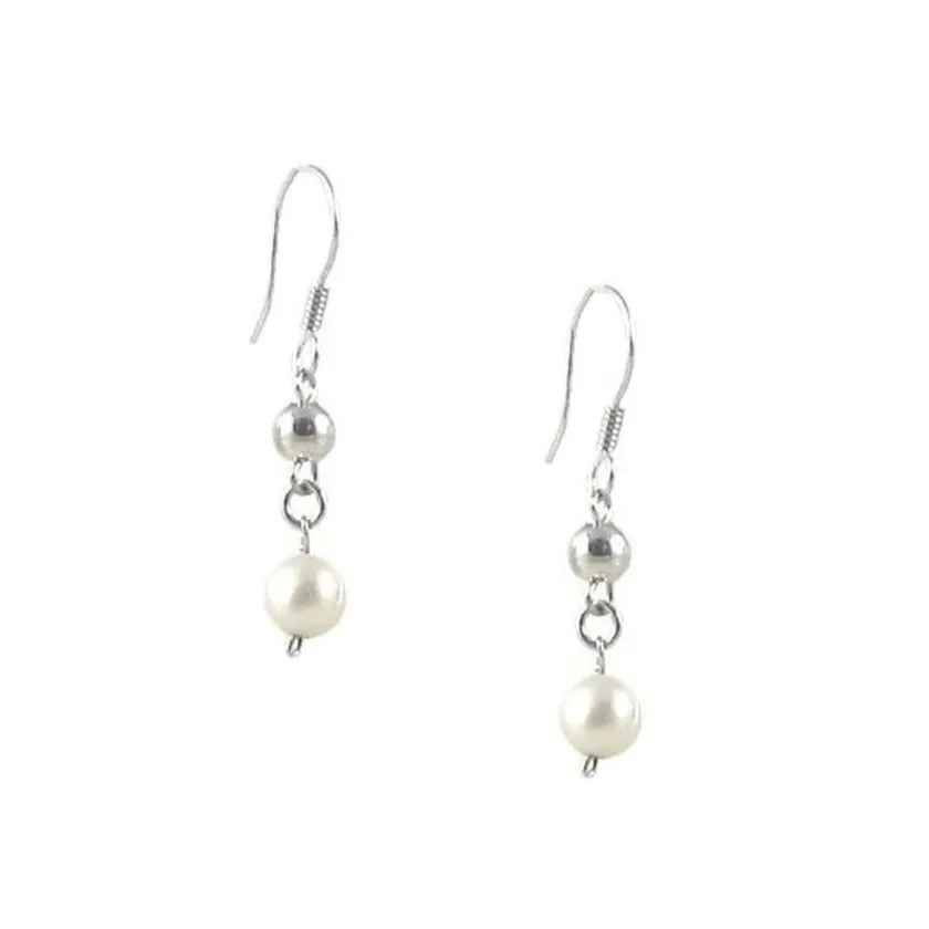 Bolitas Earrings - Pearl