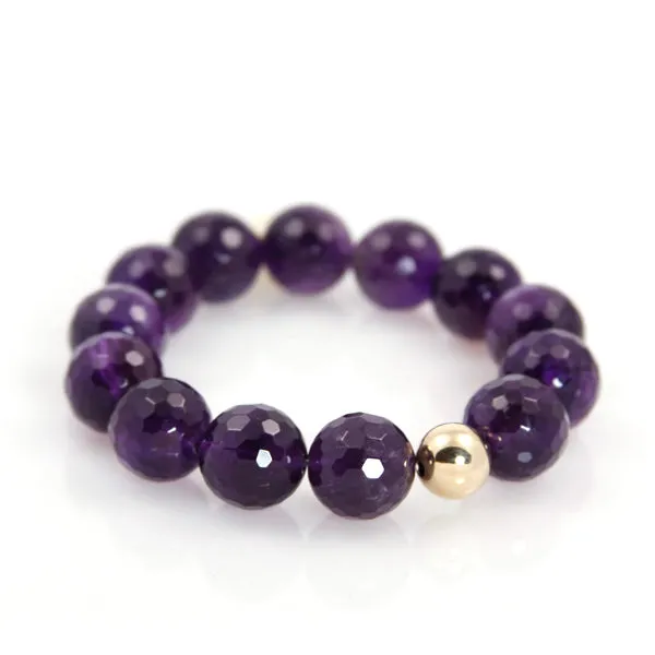 Bracelet - Beaded Amethyst Signature Collection