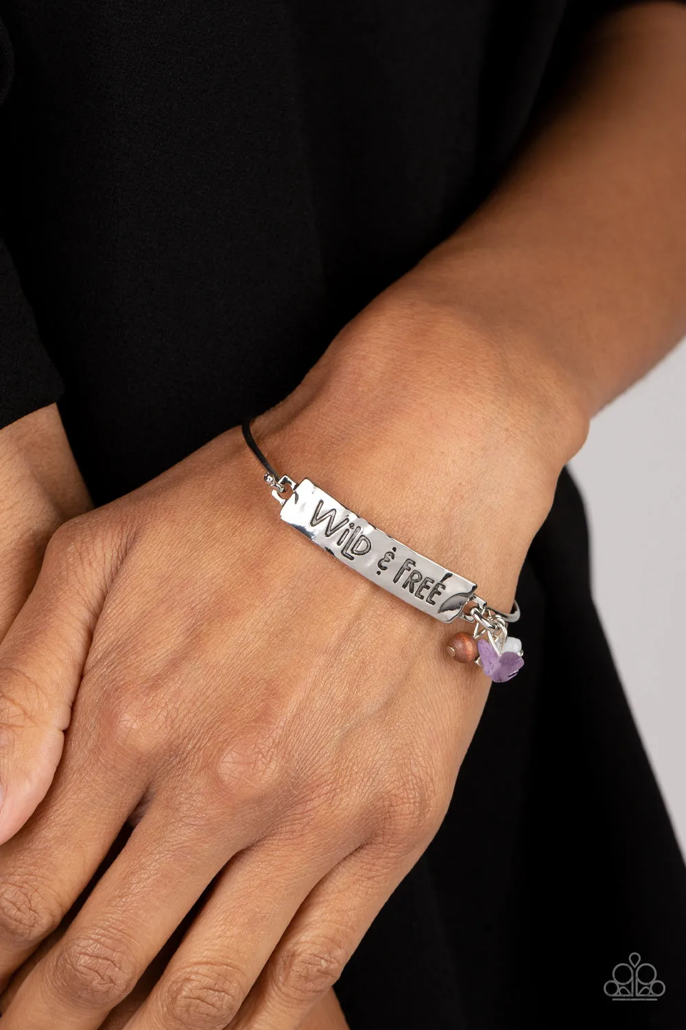 Bracelets Fearless Fashionista - Purple Inspirational B2198