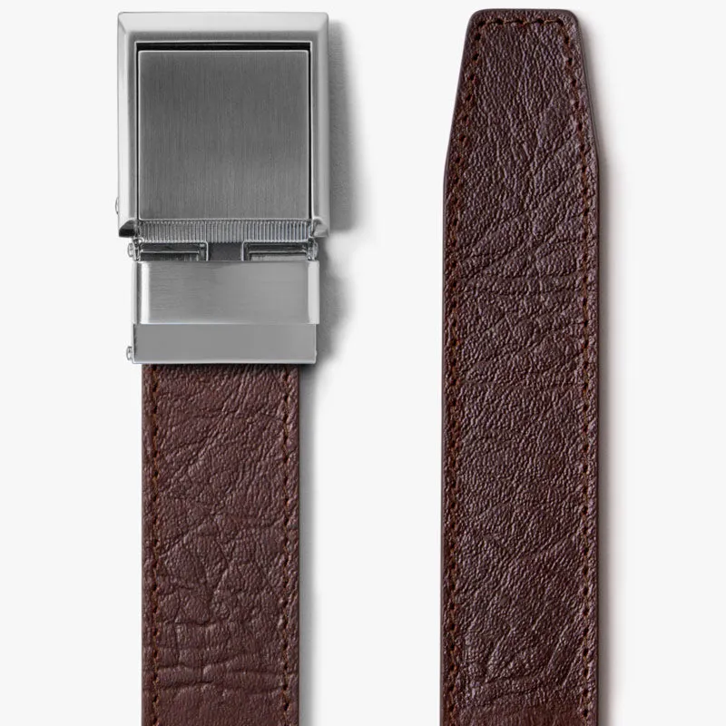 Brown Full Grain Leather Belt (Custom - Front Sq)