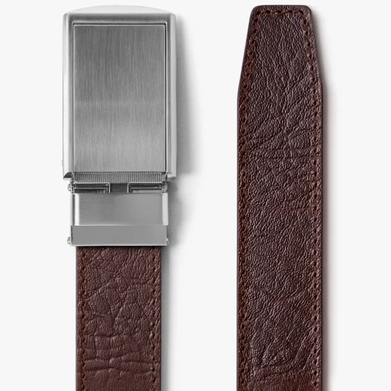 Brown Full Grain Leather Belt (Custom - Front Sq)