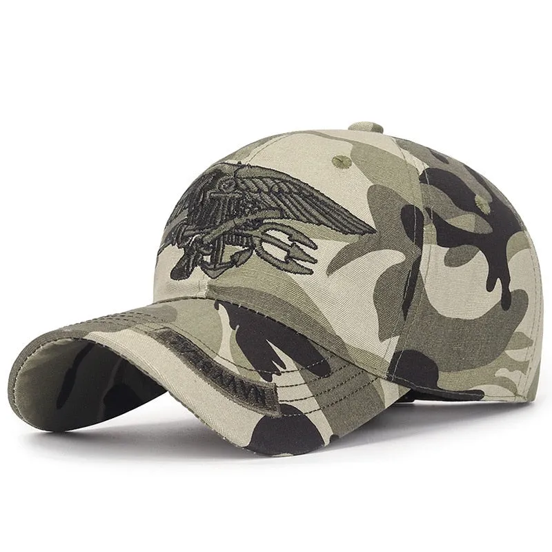 Camouflage Baseball Cap For Men Women Snapback Men's Hat Army Military Cap Bone Baseball Caps Adjustable Size