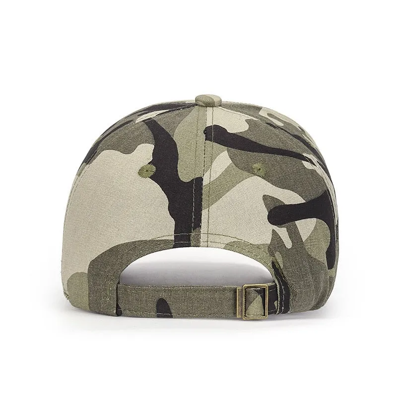 Camouflage Baseball Cap For Men Women Snapback Men's Hat Army Military Cap Bone Baseball Caps Adjustable Size