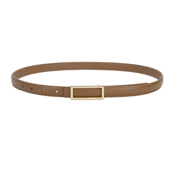 Caramel Women Genuine Leather Belt 焦糖色女士真皮皮带 KCBELT1028