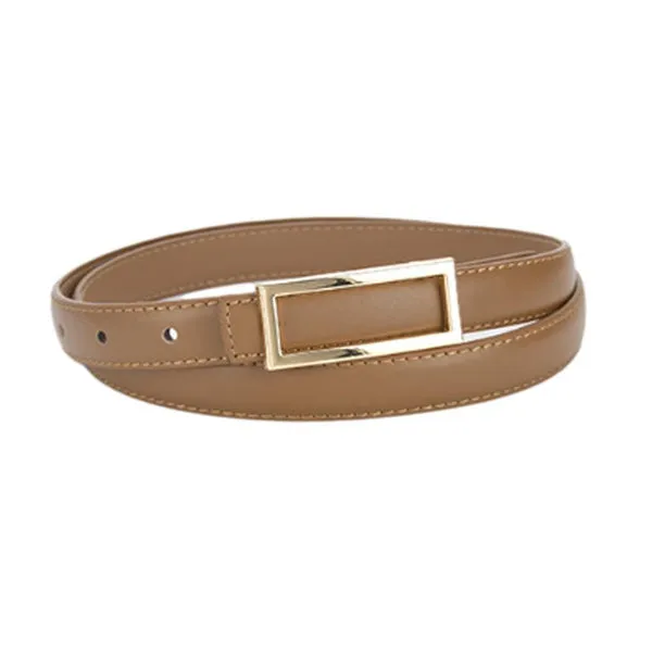 Caramel Women Genuine Leather Belt 焦糖色女士真皮皮带 KCBELT1028