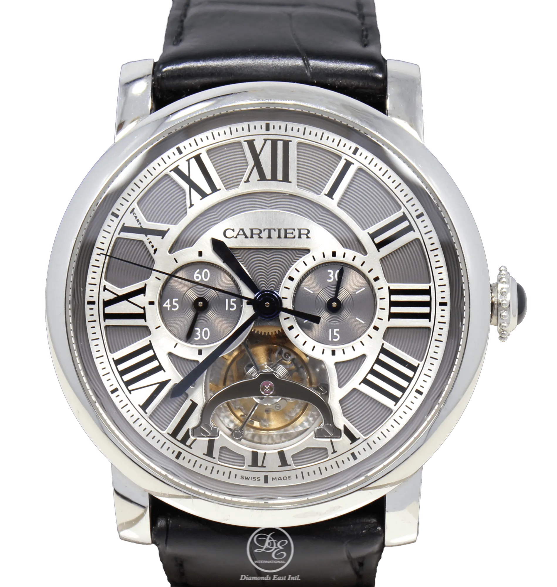 Cartier Rotonde de Cartier Tourbillon W1580007 Platinum Limited Edition BOX/PAPERS