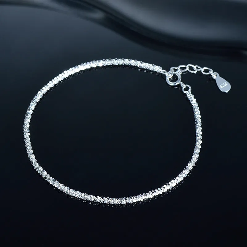 Cauliflower Zircon Sterling Silver Bracelet for Women