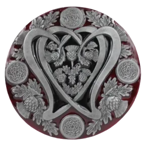 Celtic Thistle Belt Buckle