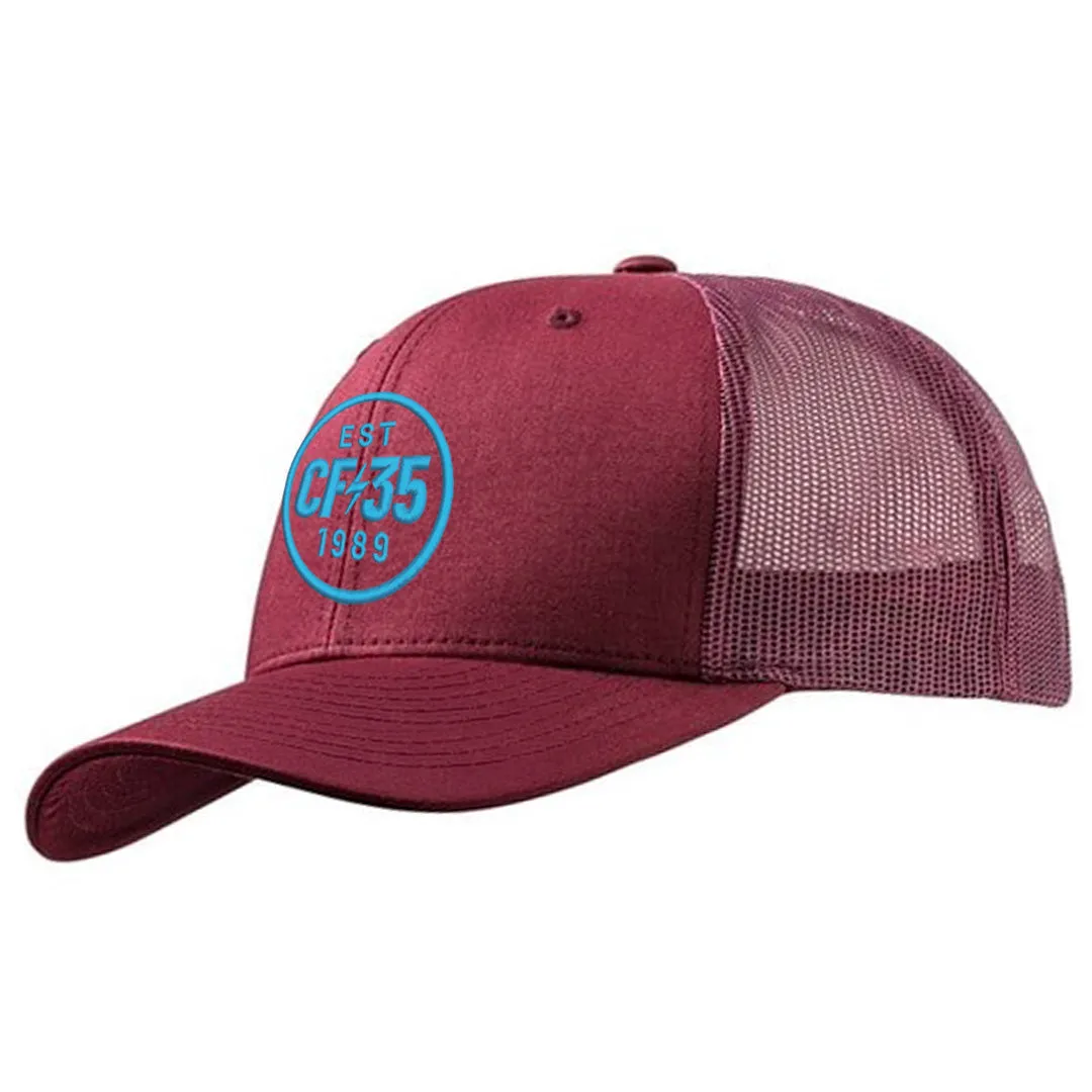 Centreforce Trucker - Maroon & Blue