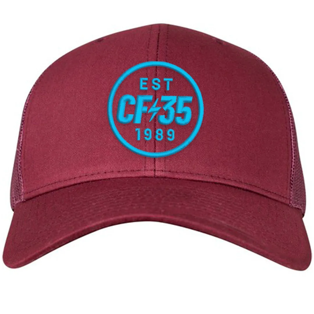 Centreforce Trucker - Maroon & Blue