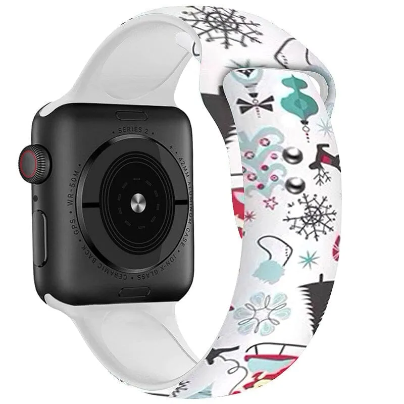 Christmas Watch Straps compatible with the Pixbee Kids 4g Video Smart Watch