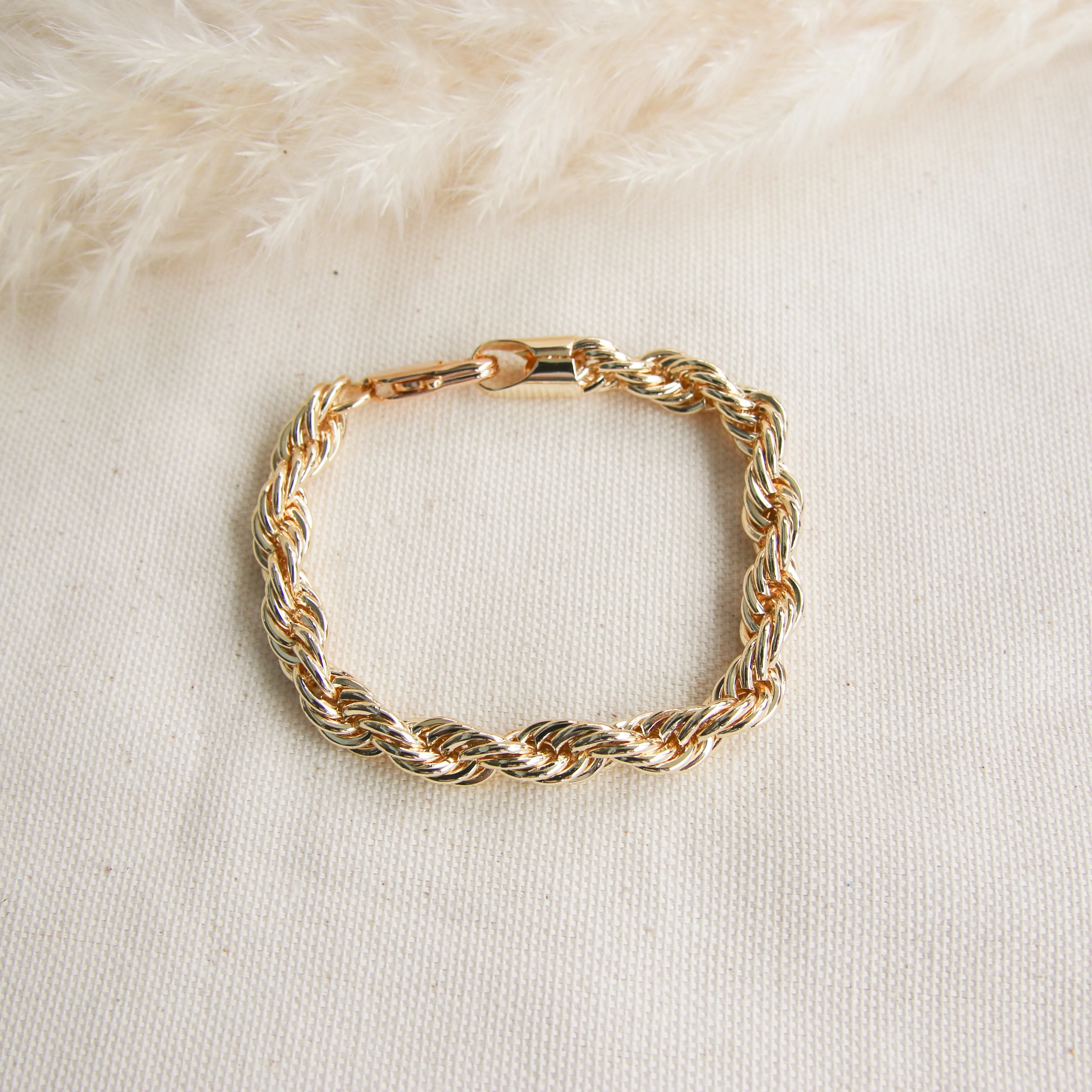 Chunky Rope Chain Bracelet