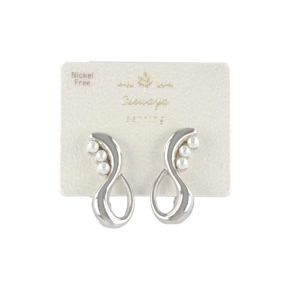 Chunky Wave Clip On Earrings