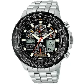 Citizen Eco-Drive Skyhawk Titanium Radio Controlled World Time Watch JY0080-62E