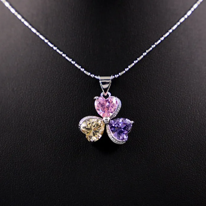 Clover Zircon Jewellery Set Women