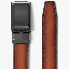 Cognac Full Grain Leather Belt