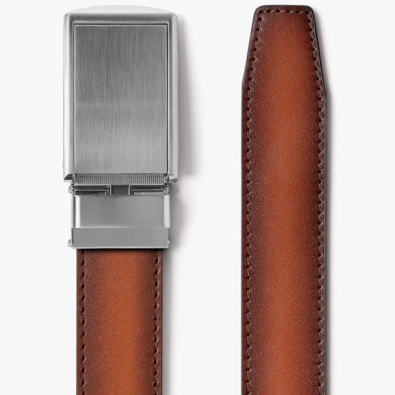 Cognac Full Grain Leather Belt