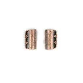 Copper 3-Hole Bead Bar 12mm