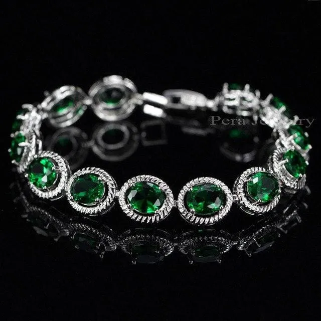 CZ Jewelry High Quality Women Bangle & Bracelet