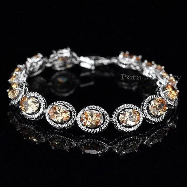 CZ Jewelry High Quality Women Bangle & Bracelet