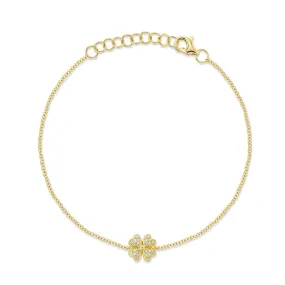 Diamond Clover Bracelet