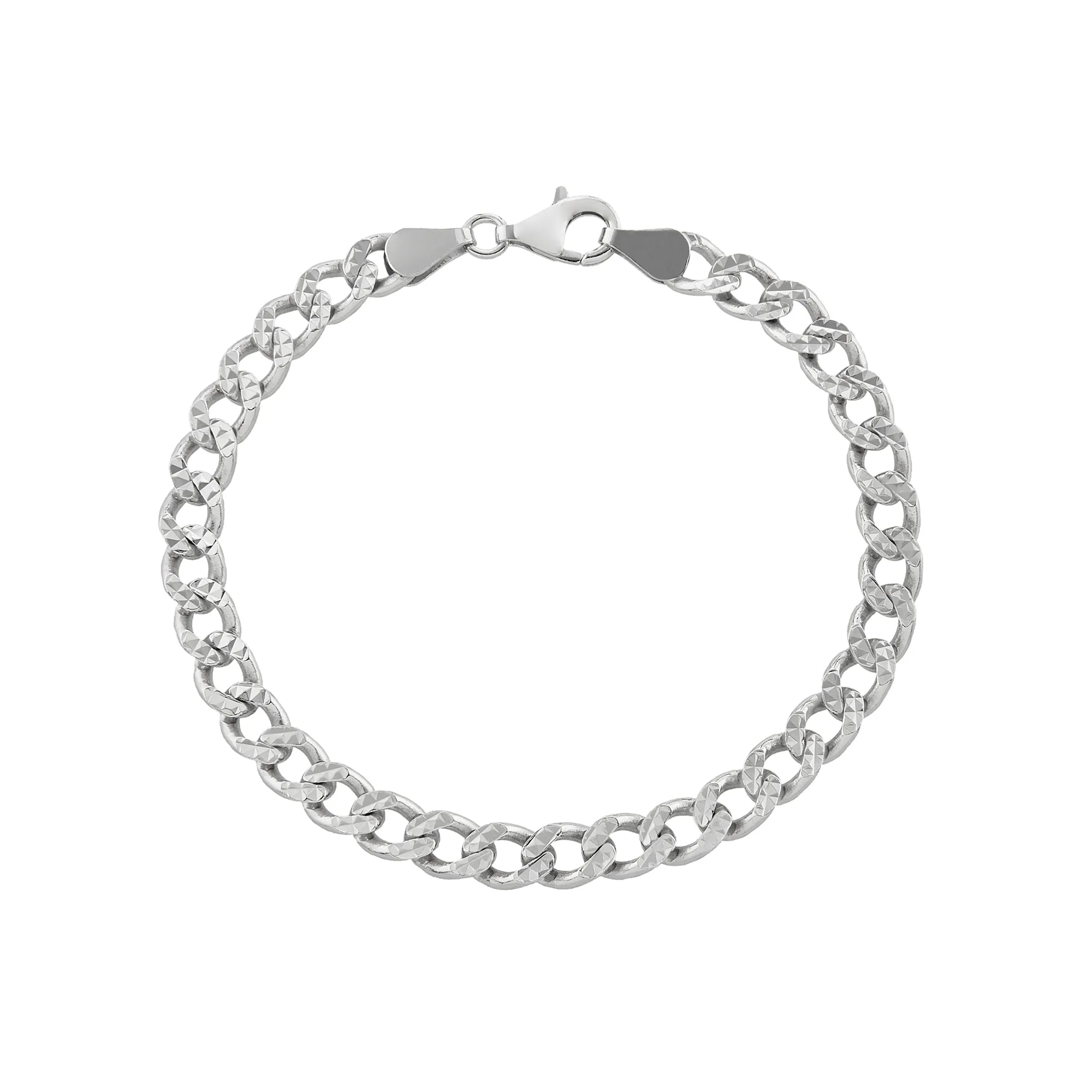 Diamond Cut Cuban Bracelet