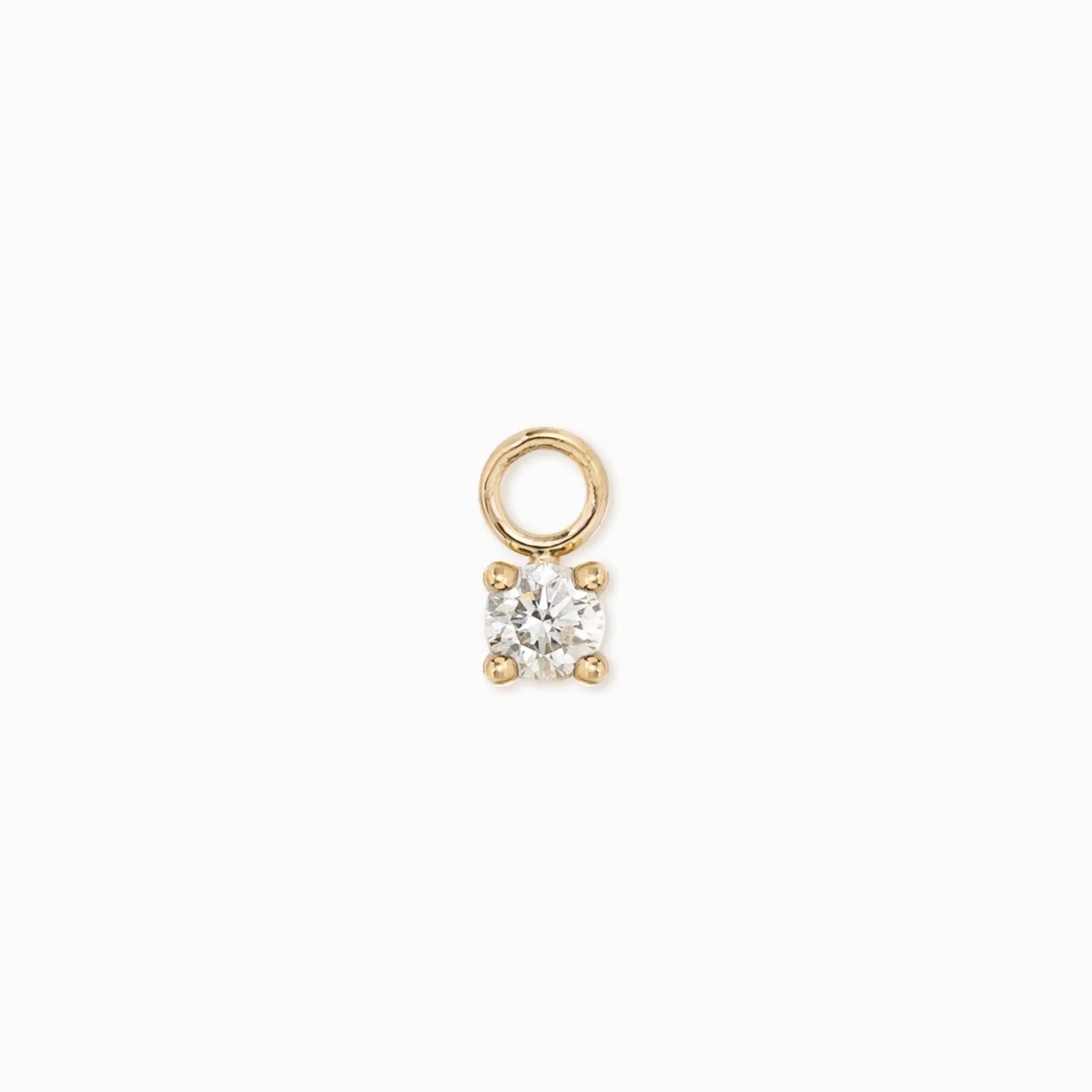 Diamond Hoop Charm