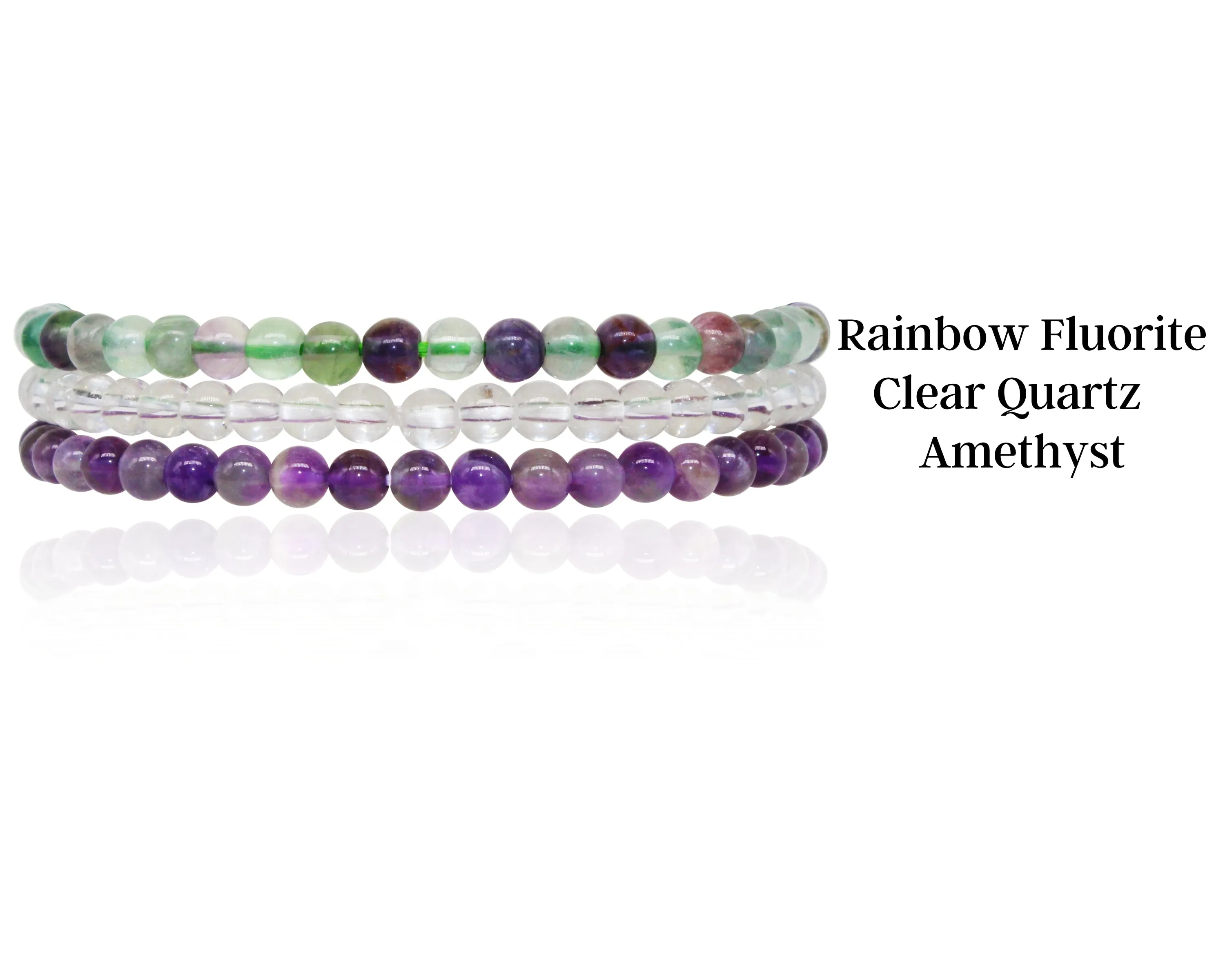 Divinity & Enlightenment Stackable Crystal Bracelet Set