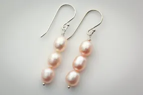 Drop Earrings Fresh Water Pearl