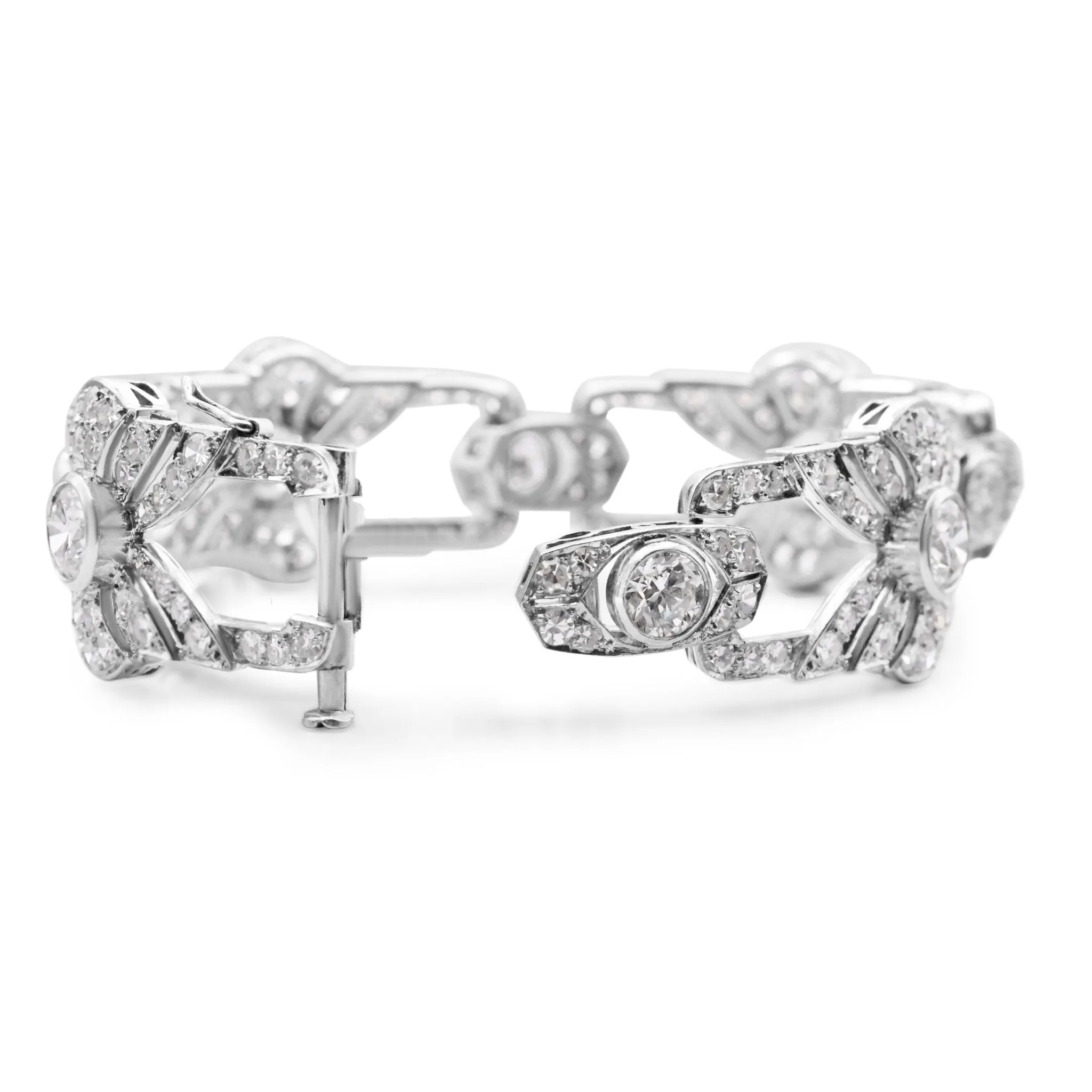 Edwardian Diamond Set Bracelet - Platinum