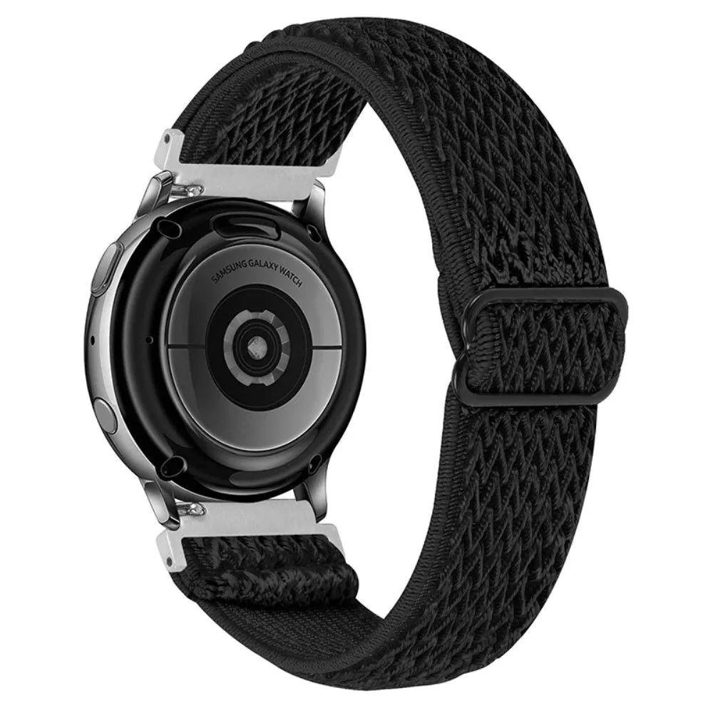 Elastic knitted watch strap for Samsung Galaxy Watch - Black