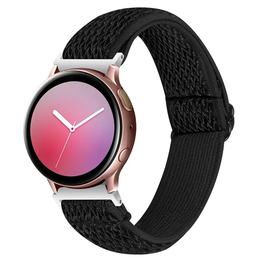 Elastic knitted watch strap for Samsung Galaxy Watch - Black