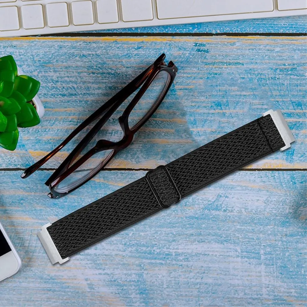 Elastic knitted watch strap for Samsung Galaxy Watch - Black