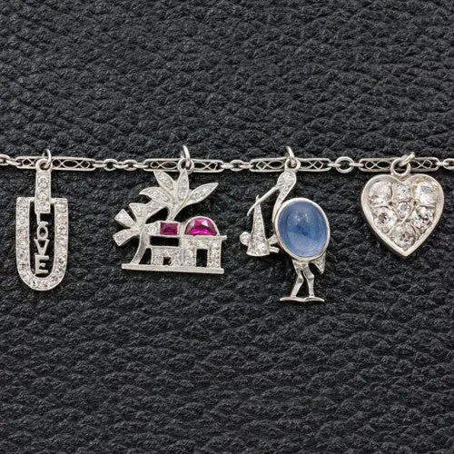 Estate Charm Bracelet