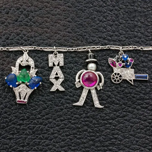 Estate Charm Bracelet