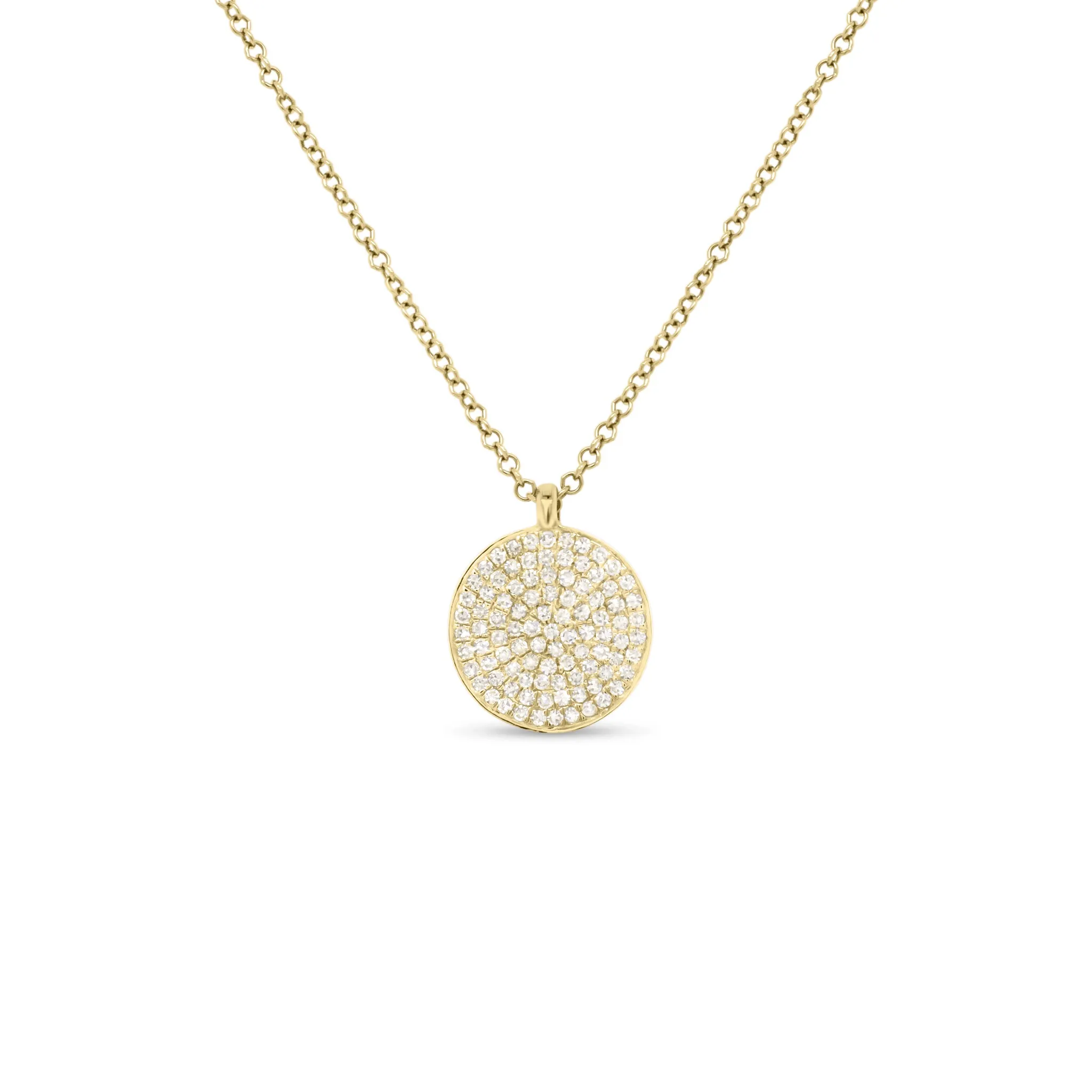 Everyday Diamond Disc Pendant