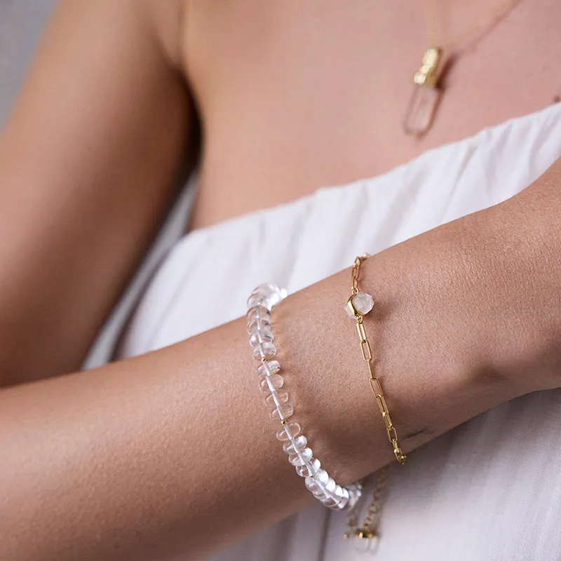 EVOKE BRACELET | CLEAR QUARTZ