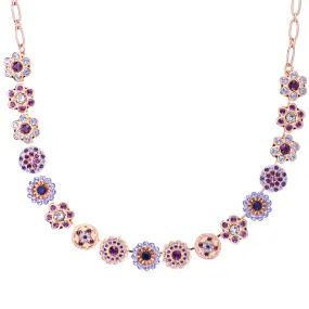 Extra Luxurious Rosette Necklace in "Wildberry" *Custom*