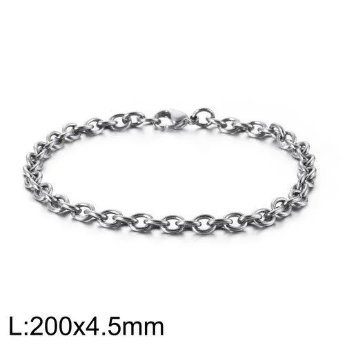 Fashion European And American O-shaped Stainless Steel Hollow Bracelet