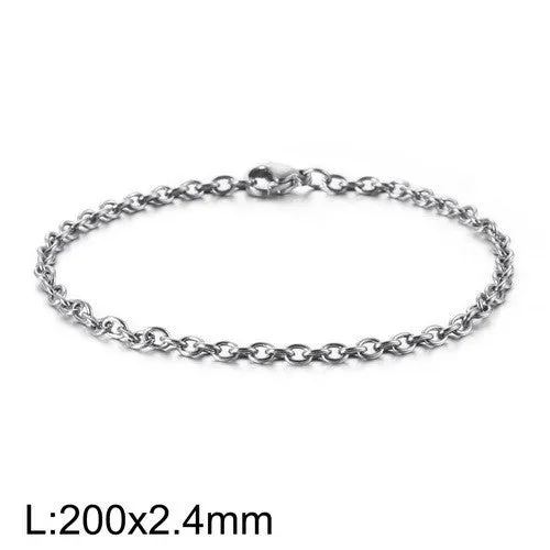 Fashion European And American O-shaped Stainless Steel Hollow Bracelet