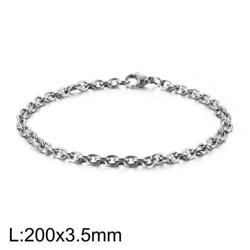 Fashion European And American O-shaped Stainless Steel Hollow Bracelet