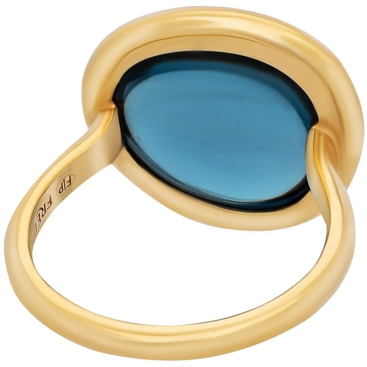 Fred of Paris Women's Ring - Belles Rives Chrysoprase Gem, Size 4.25 | 4B0811-047