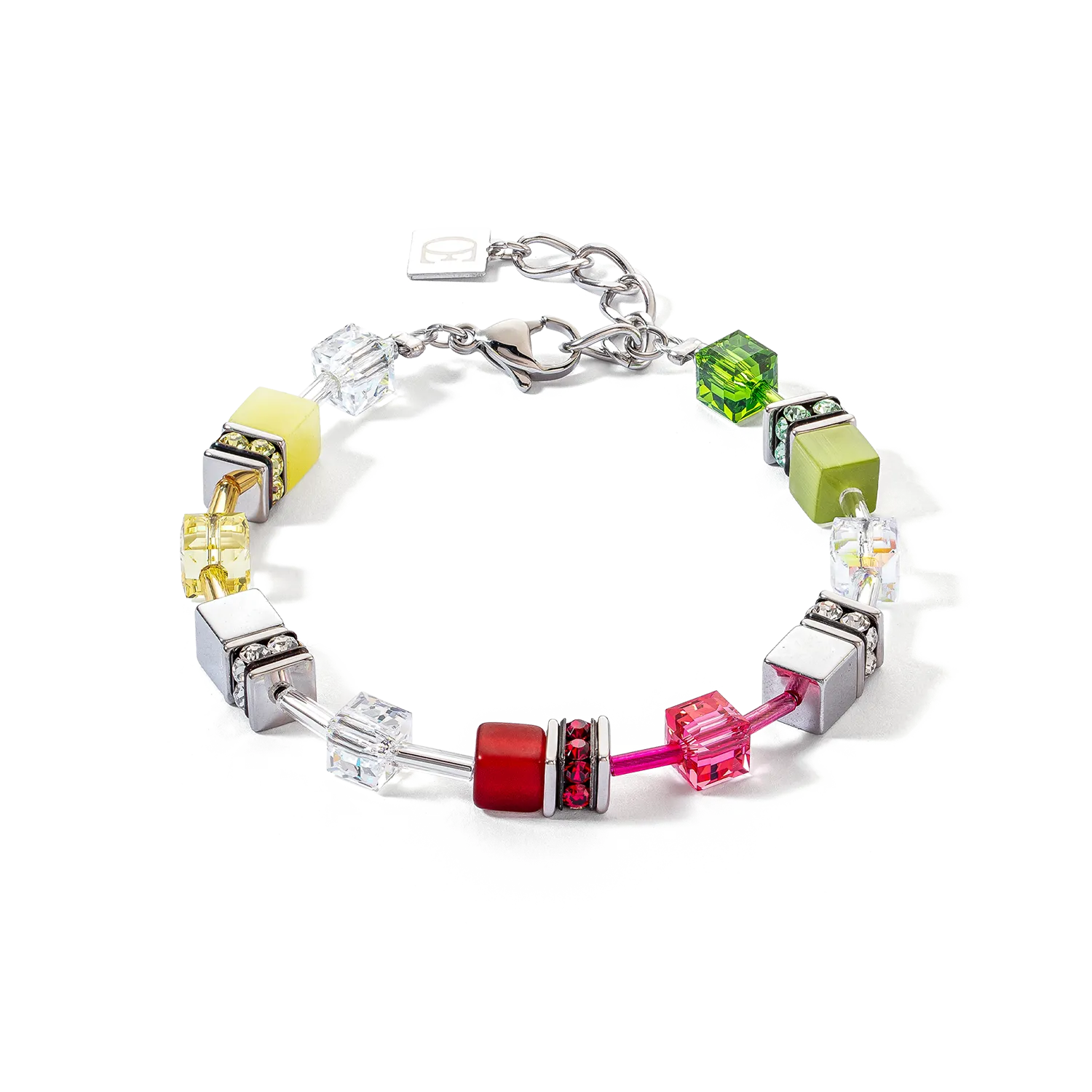 GeoCUBE® Iconic bracelet red-green