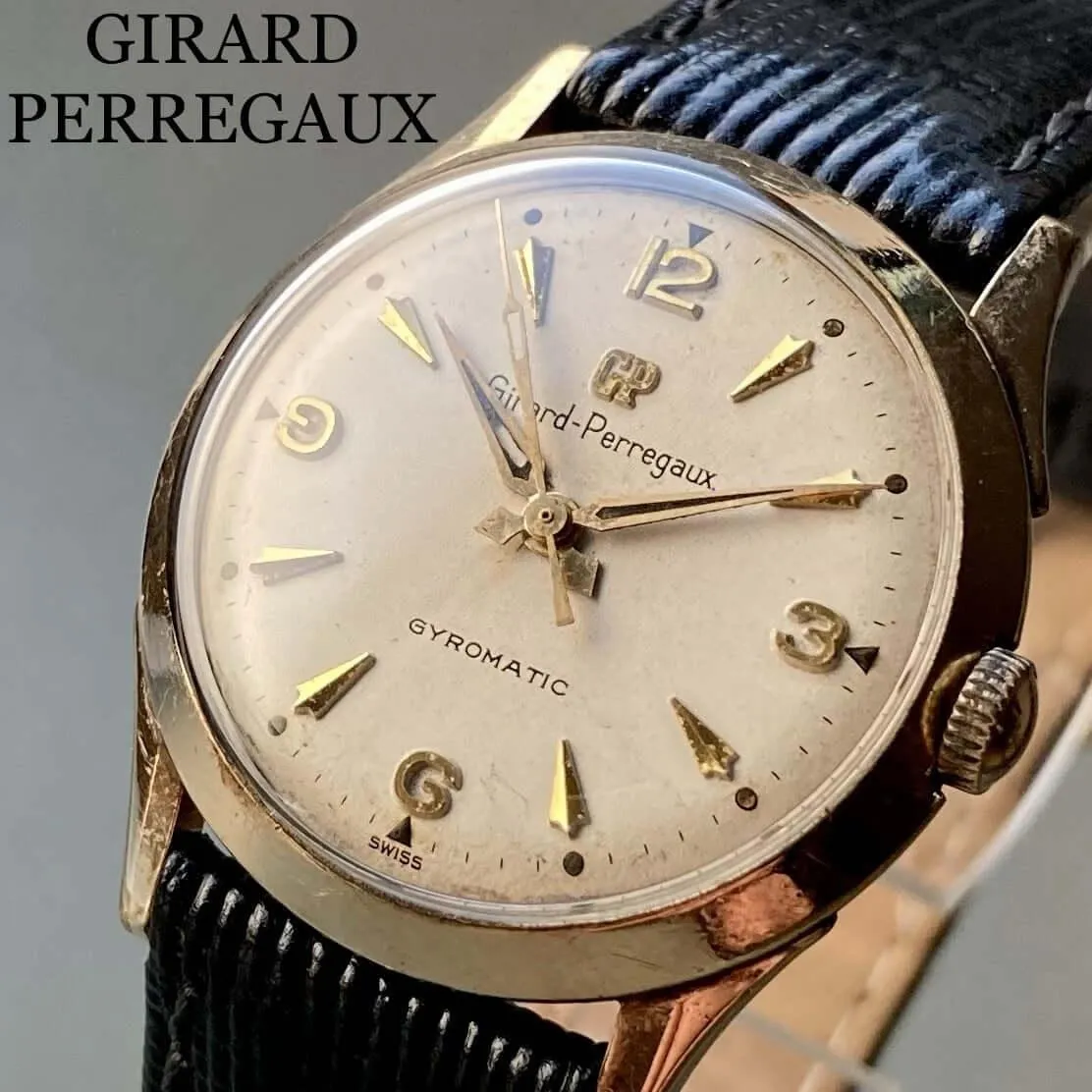 Girard Perregaux Wristwatch Antique 1960s Automatic Men's