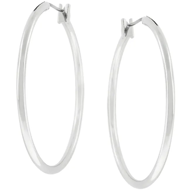 Glem Medium Gold Hoop Earrings | 38mm