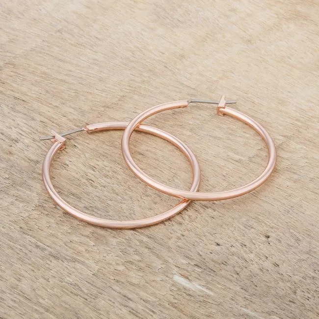 Glem Medium Gold Hoop Earrings | 38mm