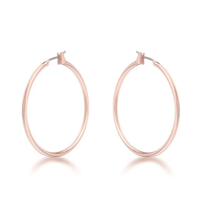 Glem Medium Gold Hoop Earrings | 38mm